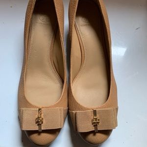 Tory Burch wedges never worn